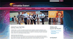 Desktop Screenshot of orimattilanteatteri.fi