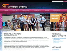 Tablet Screenshot of orimattilanteatteri.fi